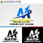 M字母logo