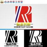 R字母logo