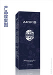 玫瑰精油包装设计展开图