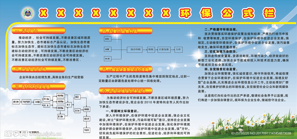 环保公示栏