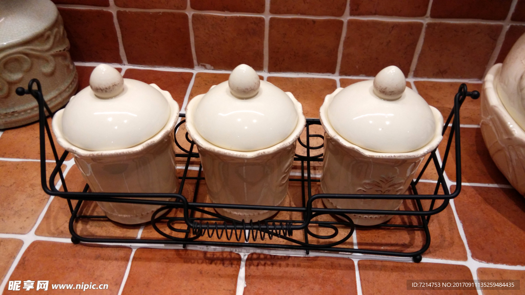 调料罐 瓷器   厨房用品