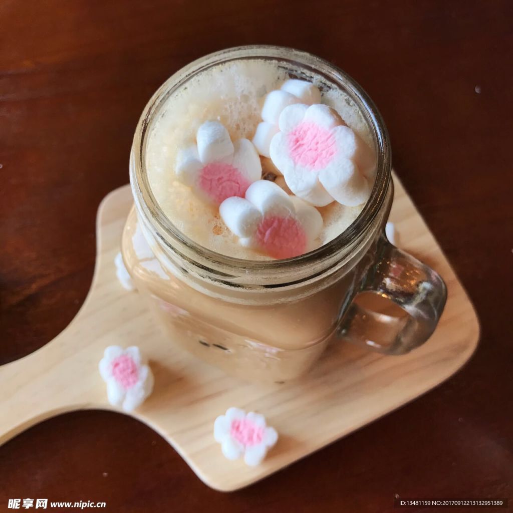 棉花糖奶茶