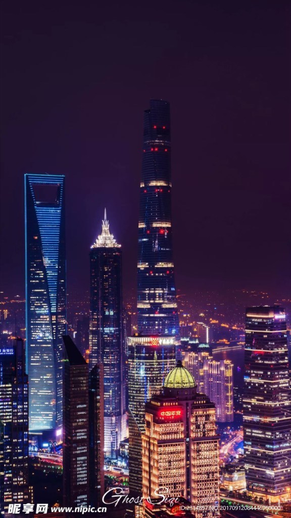 繁华城市夜景