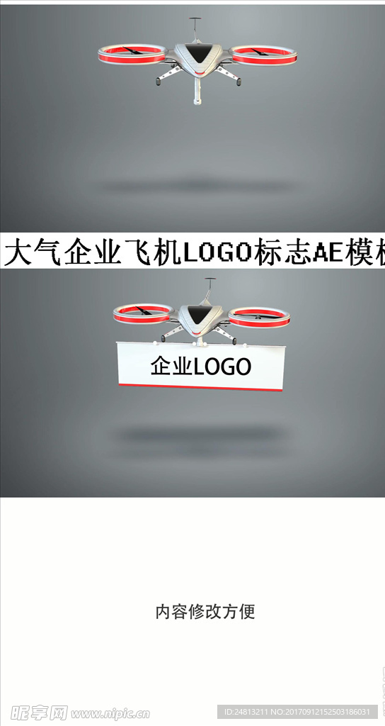 时尚企业飞机LOGO 标志AE