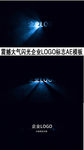 震撼大气闪光企业LOGO 标志