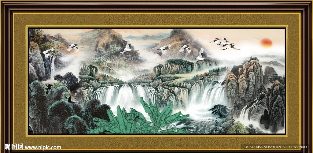 山水国画