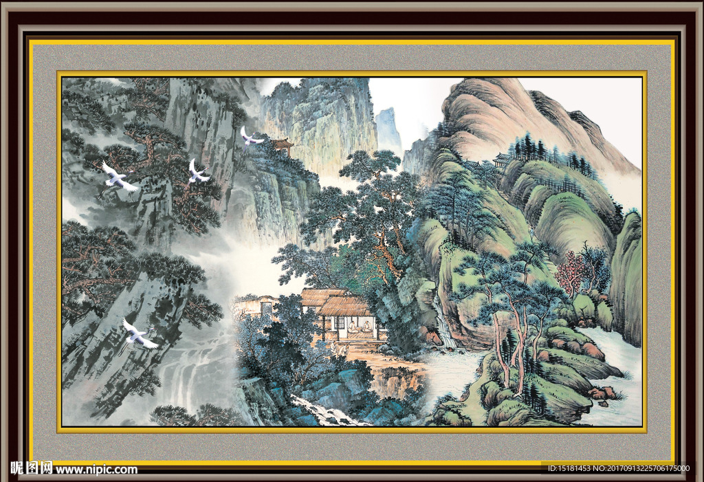 山水风景国画