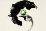 水墨画图案