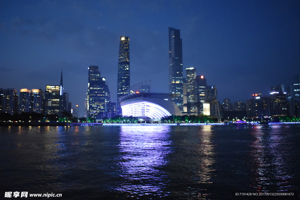 城市风景夜色风光