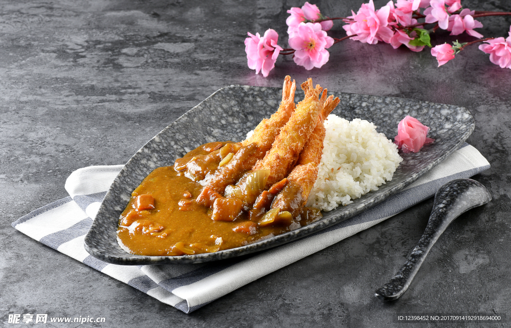 虾球米饭