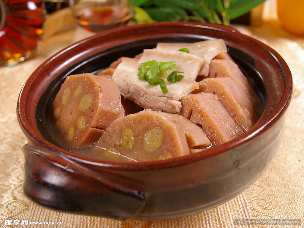 绿豆酿莲藕