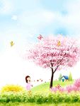 手绘女孩