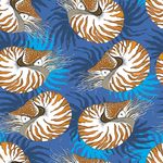 海洋生物四方连续底纹