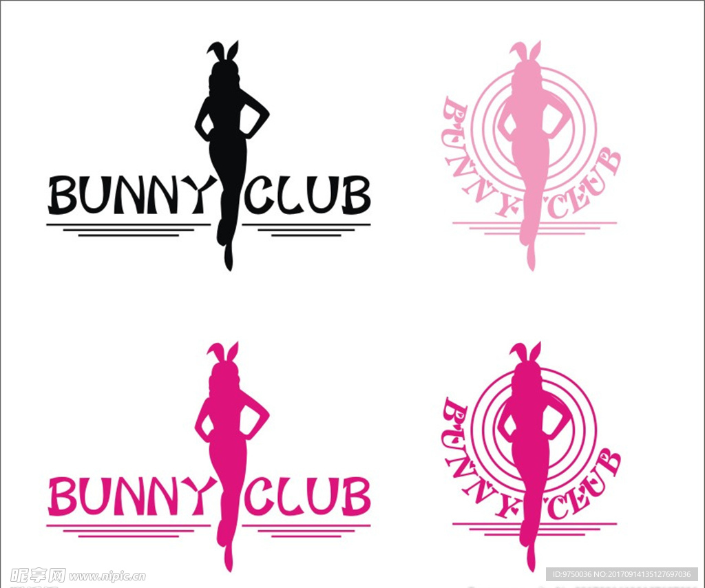 兔女郎logo设计