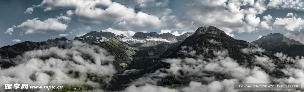 壮丽高山美景