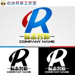 R字母logo