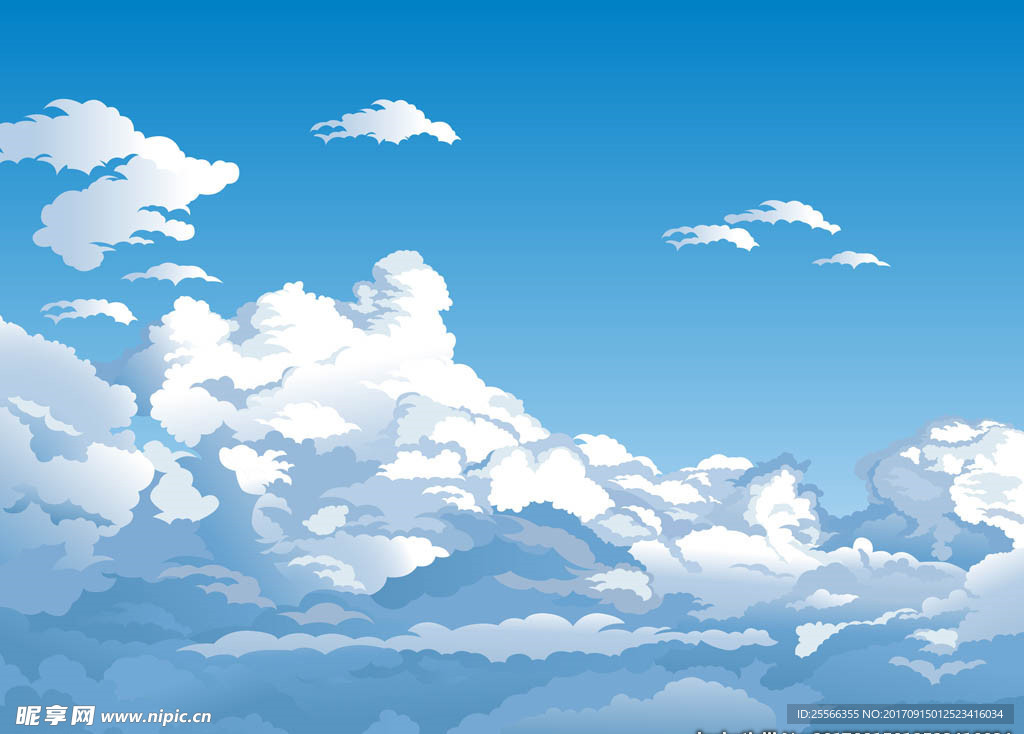天空白云