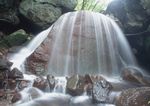 山溪瀑布图片   旅游摄影素材