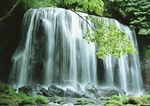 山溪瀑布图片   旅游摄影素材