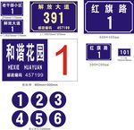 各类门牌