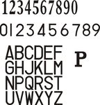 数字字母
