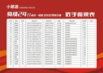 小郎酒 爱发现 检录表