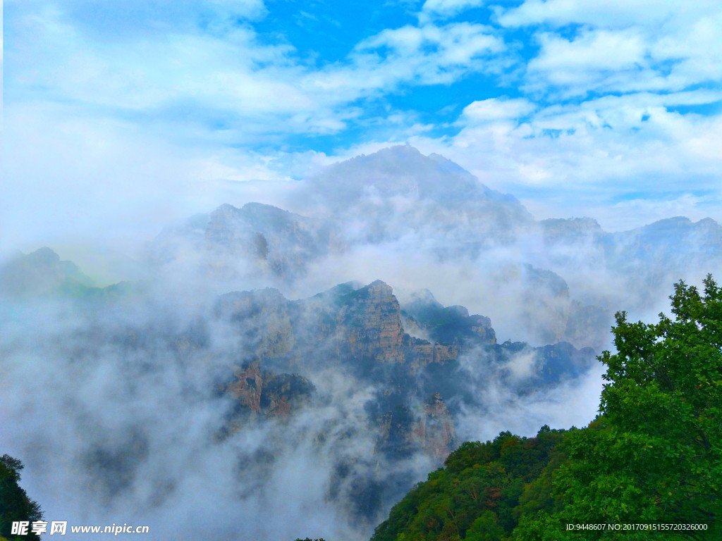 白石山风景