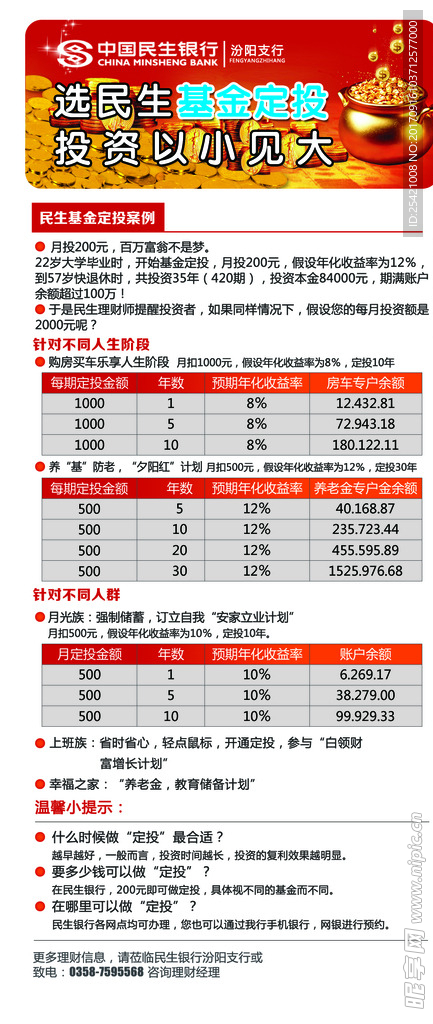 民生银行 基金定投