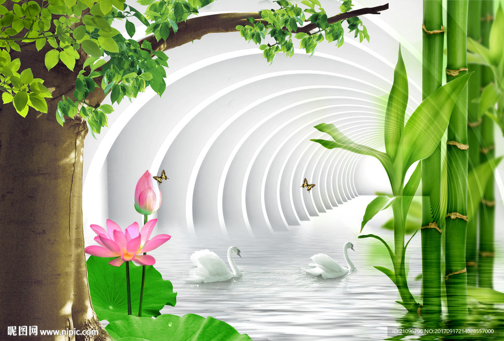 3d电视背景墙