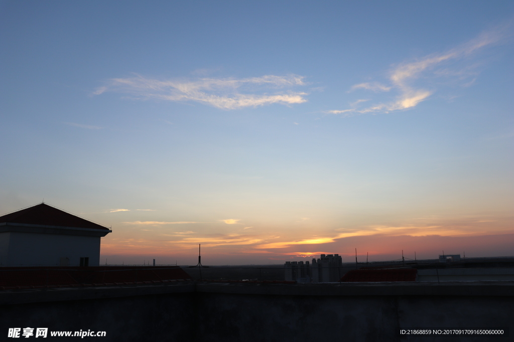 夕阳西下