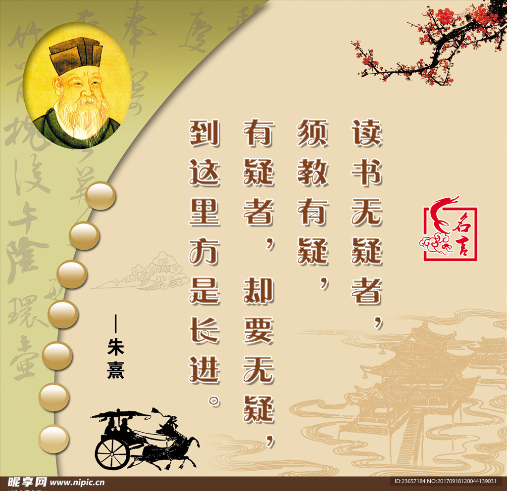 朱熹 名人名言 校园文化