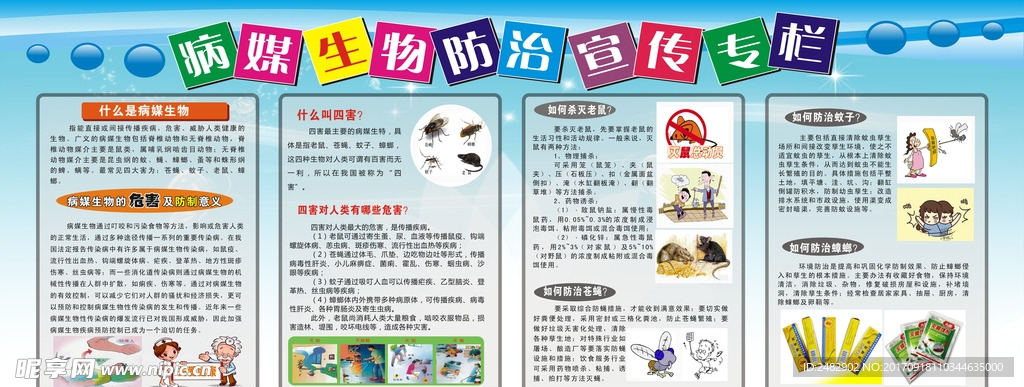 除四害宣传栏