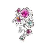 手绘花朵