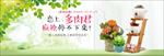 新多肉君淘宝促销海报