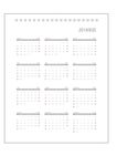 2018年日历
