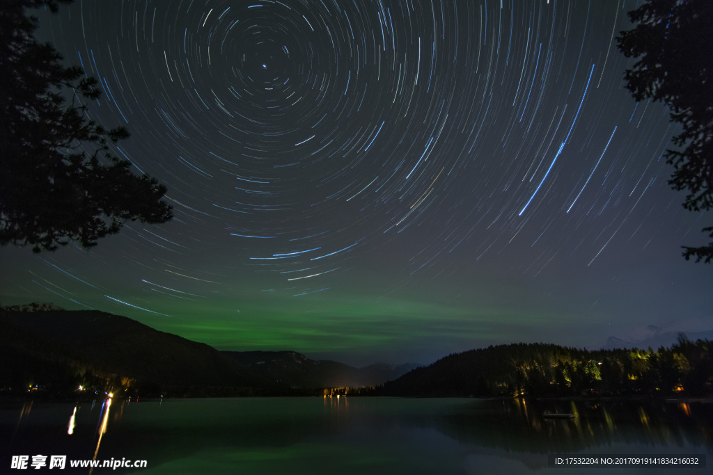 浪漫星空 紫色星空 星空背景