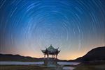 浪漫星空 紫色星空 星空背景