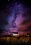 浪漫星空 紫色星空 星空背景