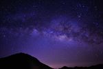 唯美星空 浪漫星空 紫色星空