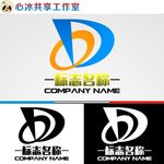 D字母logo