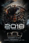 2018新年倒计时海报