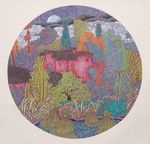 重彩山水