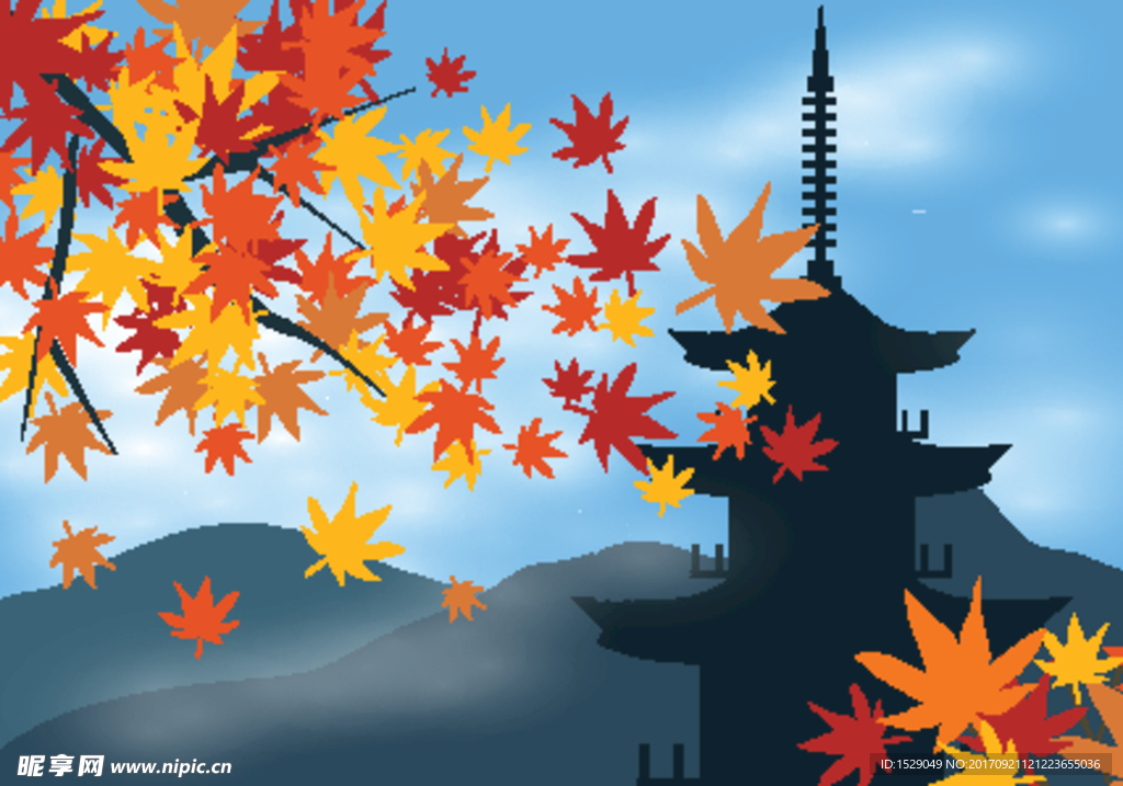 秋天背景