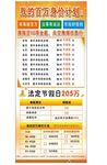 平安保险展架
