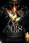 2018新年倒计时海报