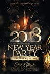 2018新年倒计时海报