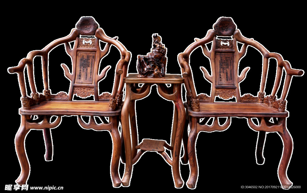 中国元素传统家具古太师椅