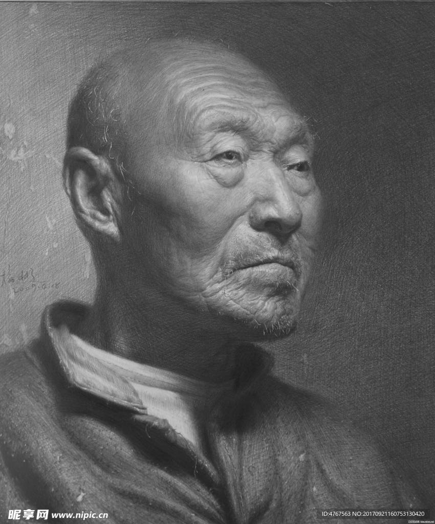 素描头像
