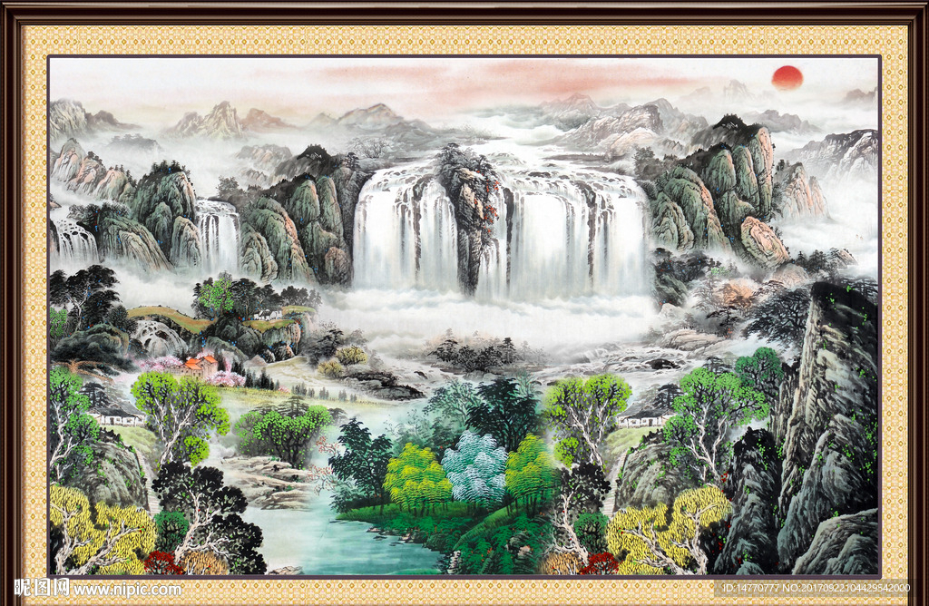国画山水