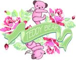 英文玫瑰泰迪小熊
